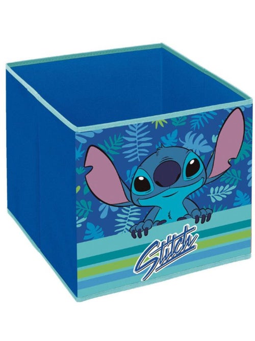 Caja de almacenaje plegable 31x31x31 cm stitch disney - Kiabi