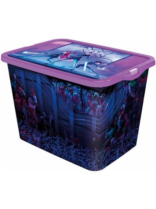 Caja de almacenamiento 23 l con ventana las guerreras k-pop - Kiabi