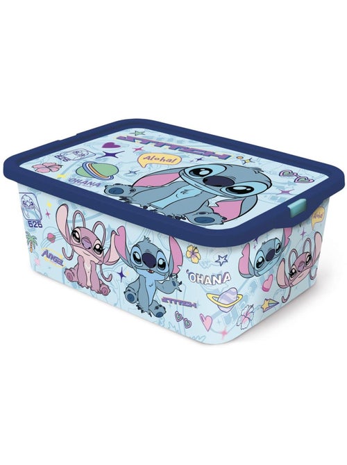 Caja de almacenamiento con tapa stitch y ohana 13 l - Kiabi