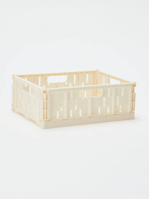 Caja de almacenamiento de plástico (26 x 17 cm) - Kiabi