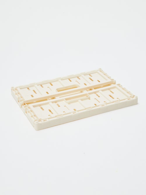 Caja de almacenamiento de plástico (26 x 17 cm) - Kiabi