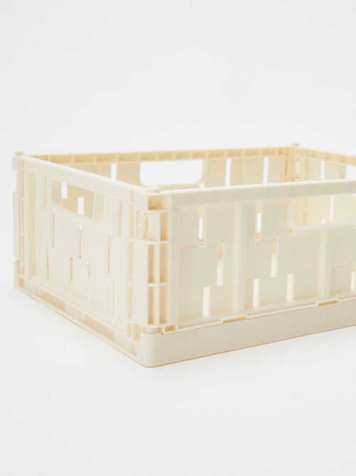 Caja de almacenamiento de plástico (26 x 17 cm) - Kiabi