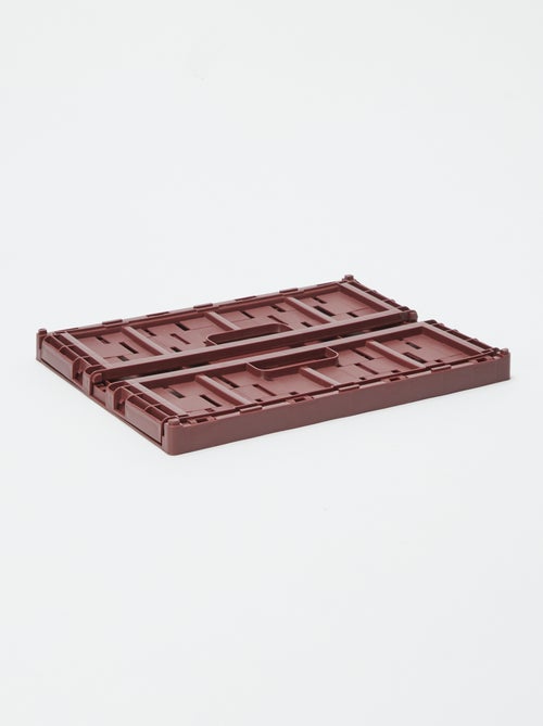 Caja de almacenamiento de plástico (34 x 25 cm) - Kiabi