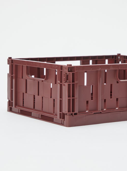 Caja de almacenamiento de plástico (34 x 25 cm) - Kiabi