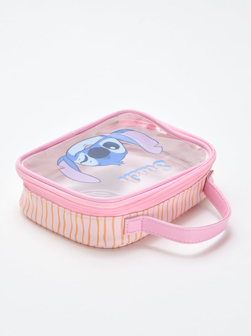 Caja de almacenamiento 'Disney' 'Stitch' transparente Rosa - Kiabi