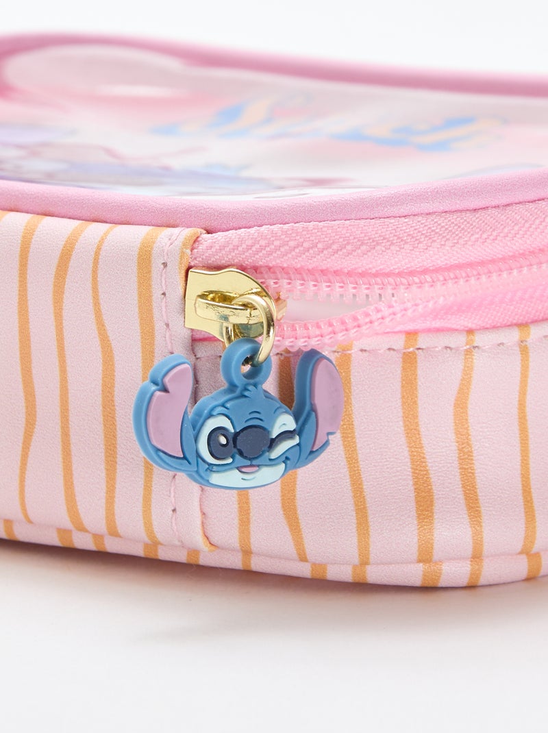 Caja de almacenamiento 'Disney' 'Stitch' transparente Rosa - Kiabi