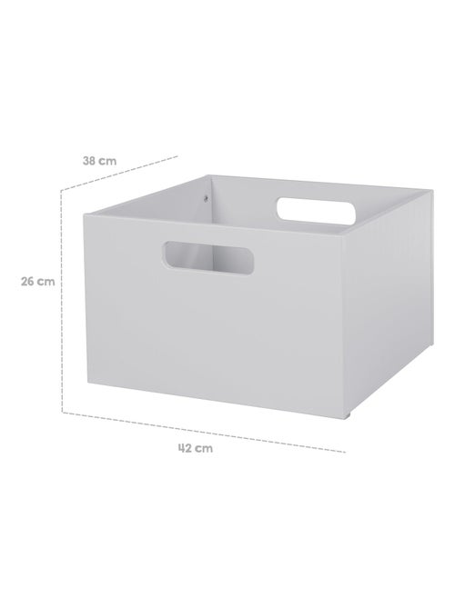 Caja de almacenamiento en madera para juguetes 'ROBA' - Kiabi