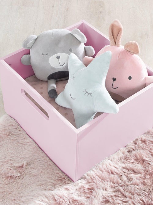 Caja de almacenamiento en madera para juguetes 'ROBA' - Kiabi