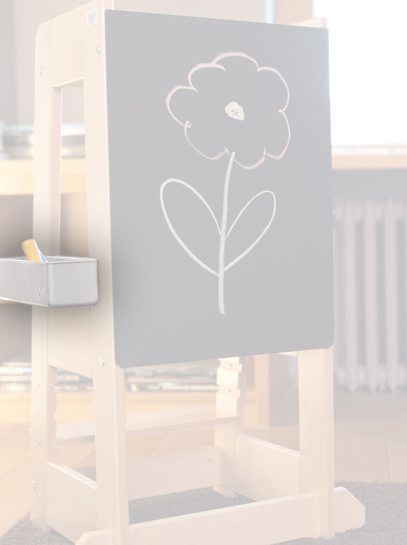 Caja de almacenamiento para torre de aprendizaje felix | tissi Gris - Kiabi