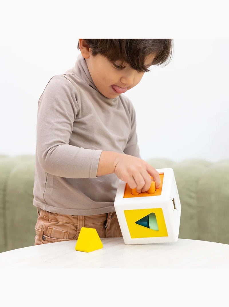 Caja de formas montessori evolutiva kuby | OPPI® Blanco - Kiabi