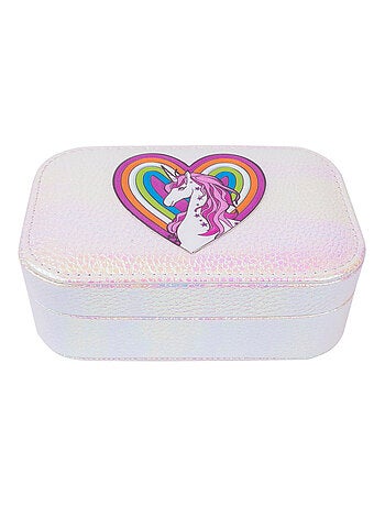 Caja de joyas iridiscente con unicornio precioso - Great Pretenders