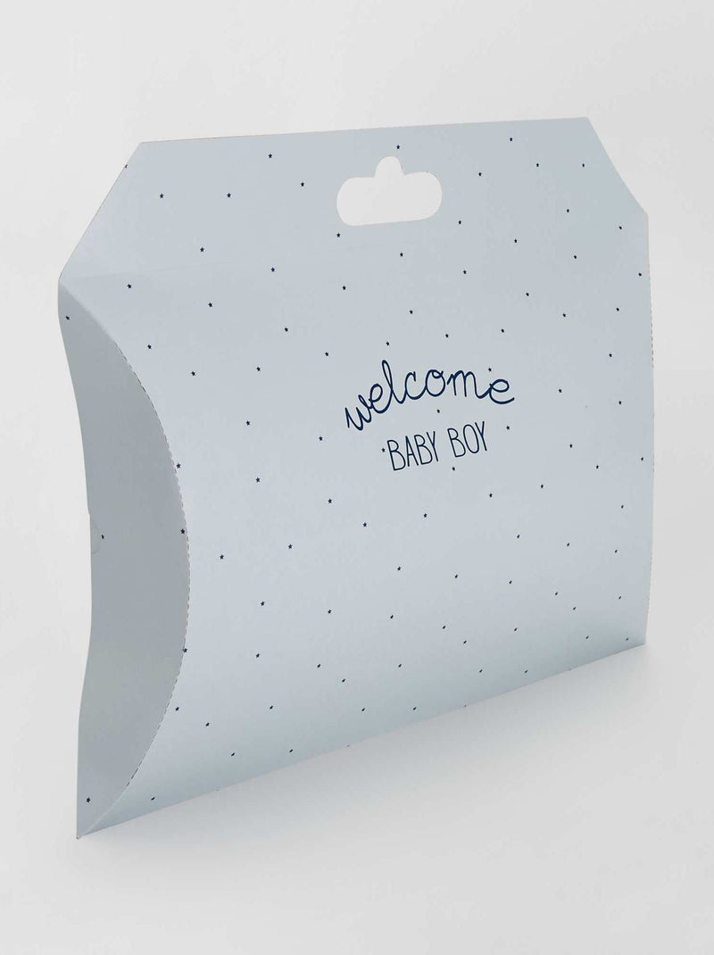Caja de regalo 'nacimiento' azul - Kiabi