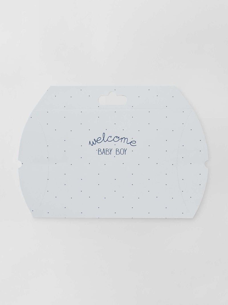 Caja de regalo 'nacimiento' azul - Kiabi