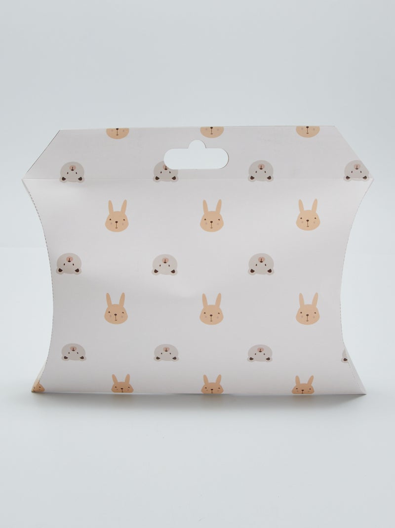 Caja de regalo 'nacimiento' GRIS - Kiabi