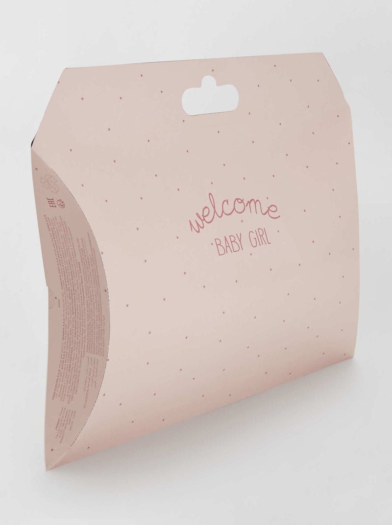 Caja de regalo 'nacimiento' ROSA - Kiabi