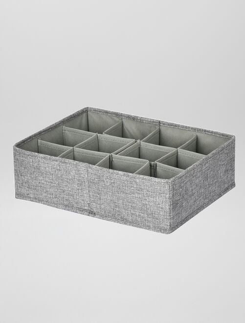 Caja de tela con compartimentos - Kiabi