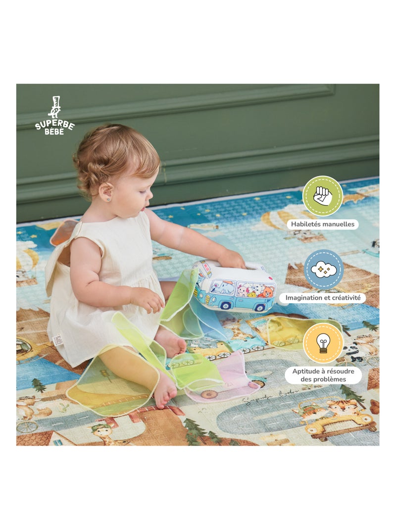 Caja de telas - Juego de estimulación temprana N/D - Kiabi