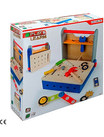 Caja herramientas de madera plegable WOOMAX