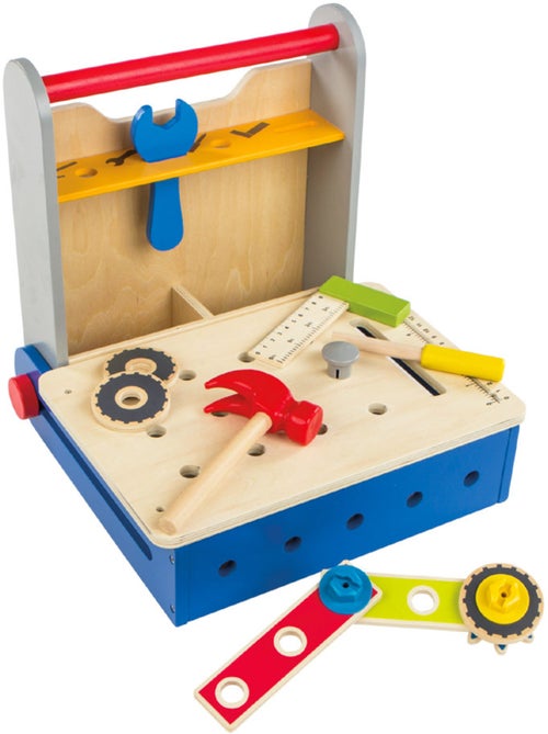 Caja herramientas de madera plegable WOOMAX - Kiabi Caja herramientas de madera plegable WOOMAX - Kiabi