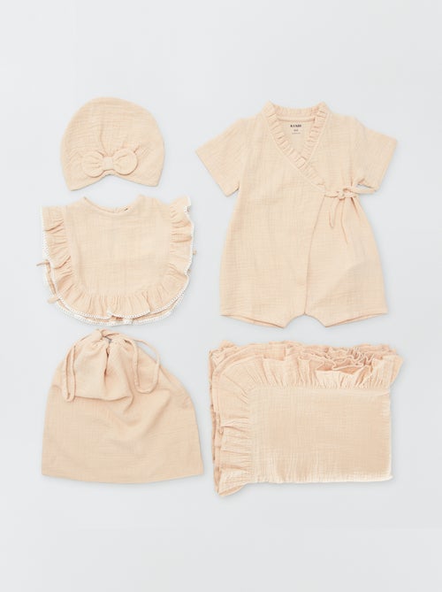 Caja para recién nacido   - 5 piezas - Kiabi