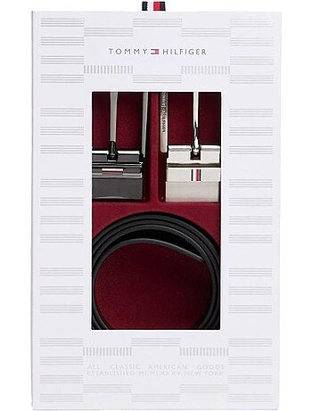 Caja Regalo Cinturón Reversible Hombre Tommy Hilfiger