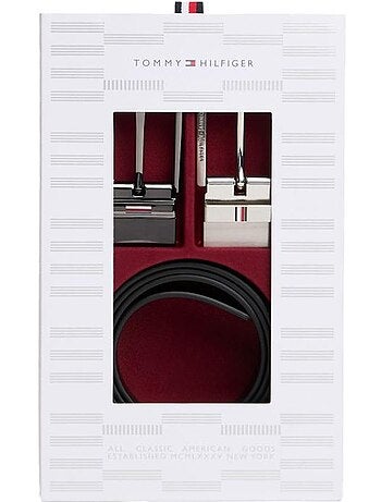 Caja Regalo Cinturón Reversible Hombre Tommy Hilfiger