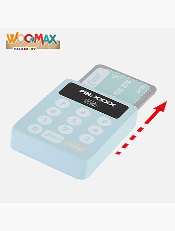 Caja registradora de madera WOOMAX