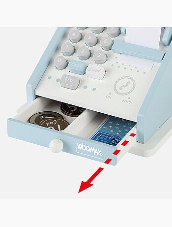 Caja registradora de madera WOOMAX