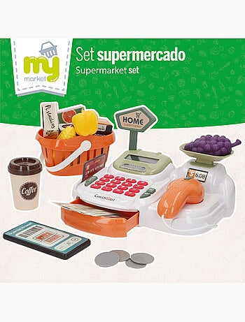 Caja registradora interactiva c/luz y sonido my home