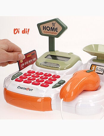 Caja registradora interactiva c/luz y sonido my home