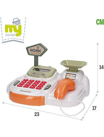 Caja registradora interactiva c/luz y sonido my home