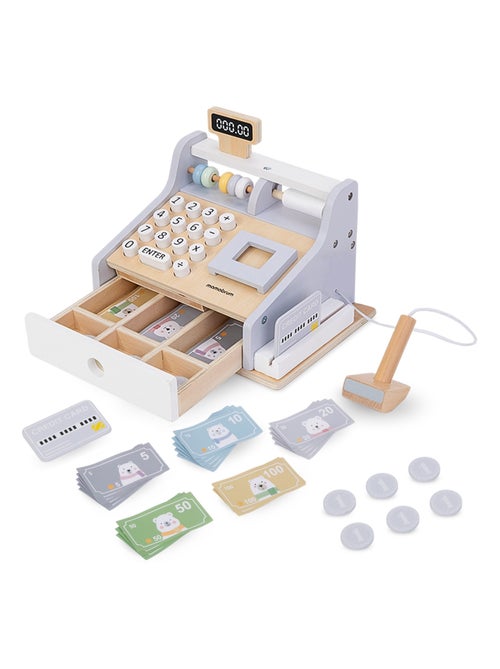 Caja registradora madera con escáner y accesorios Mamabrum - Kiabi