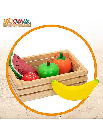 Cajas con alimentos de madera WOOMAX