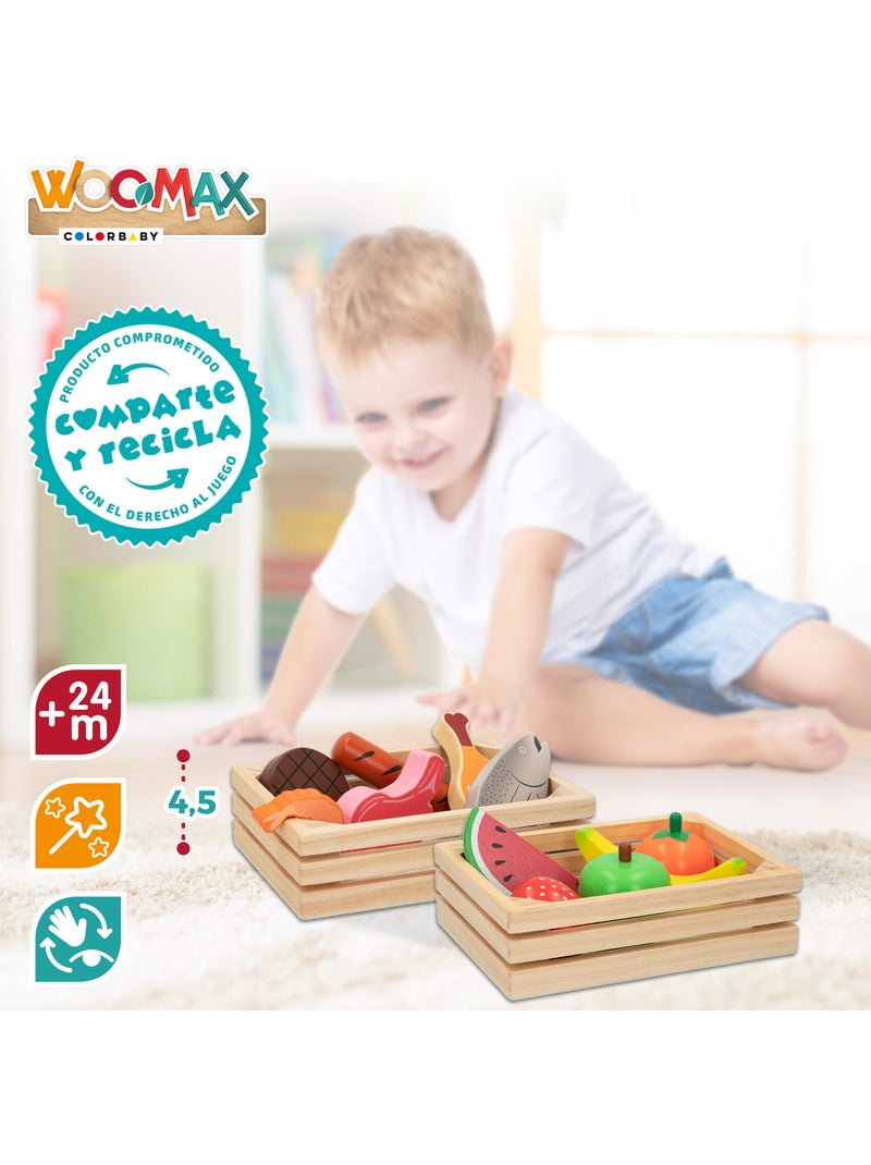 Cajas con alimentos de madera WOOMAX N/D - Kiabi