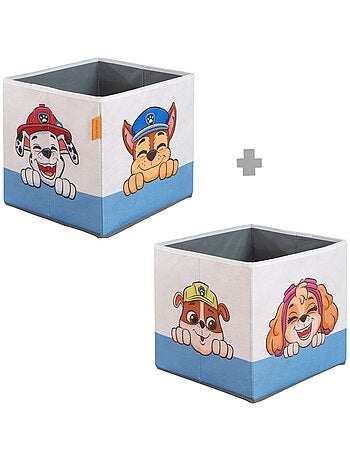 Cajas de almacenamiento de tela para habitación infantil - 2 piezas - 'Roba Paw Patrol'