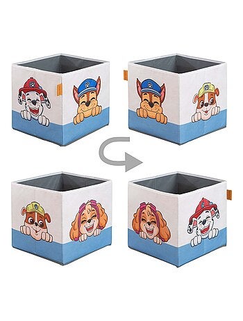 Cajas de almacenamiento de tela para habitación infantil - 2 piezas - 'Roba Paw Patrol'