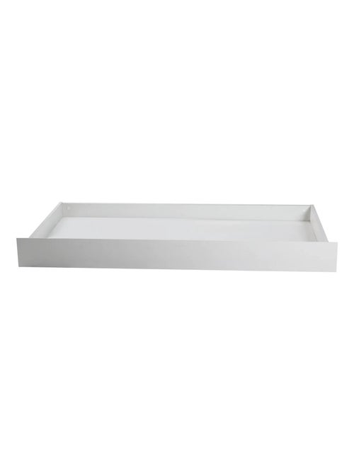 Cajón con ruedas para cuna - Cajón estándar en madera lacada blanca 'Roba' - Kiabi