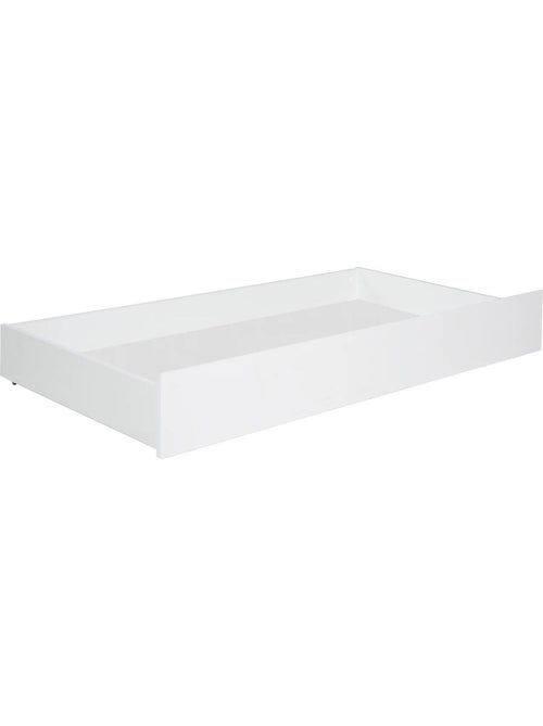Cajón con ruedas para cuna - Cajón estándar en madera lacada blanca 'Roba' - Kiabi