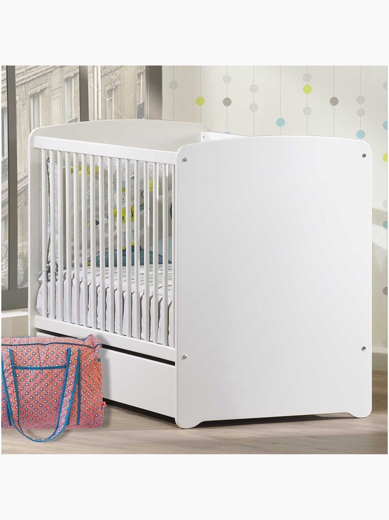 Cajón de madera para cuna 120x60, - BABYPRICE Blanco - Kiabi