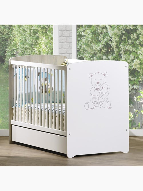 Cajón de madera para cuna 120x60, - BABYPRICE - Kiabi