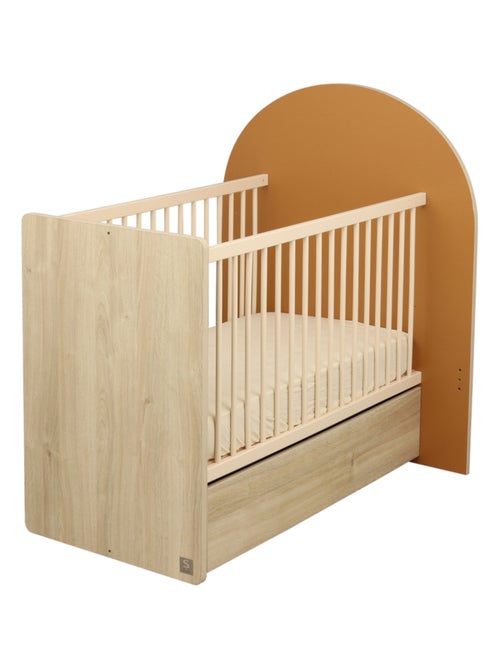 Cajón para cuna convertible - decoración madera roble - SAUTHON - Kiabi