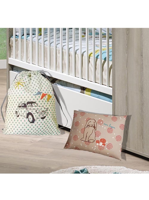 Cajón para cuna de madera blanca - BABYPRICE - Kiabi