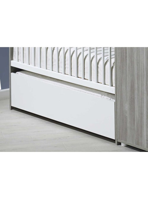 Cajón para cuna de madera blanca - babyprice - Kiabi