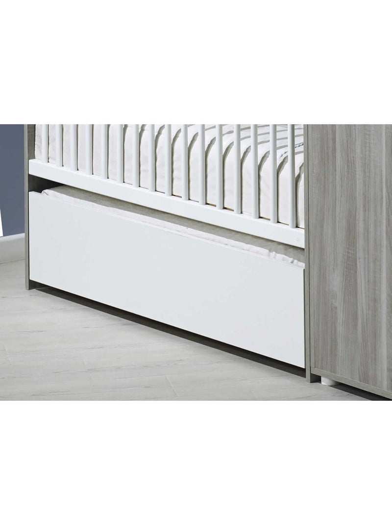 Cajón para cuna de madera blanca - babyprice Blanco - Kiabi