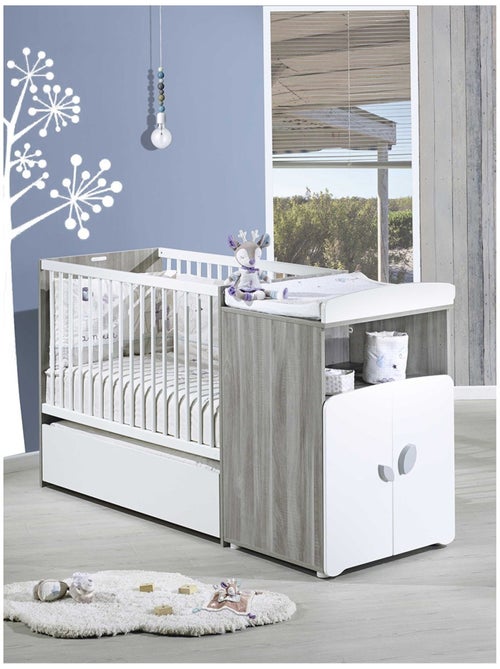 Cajón para cuna de madera blanca - babyprice - Kiabi