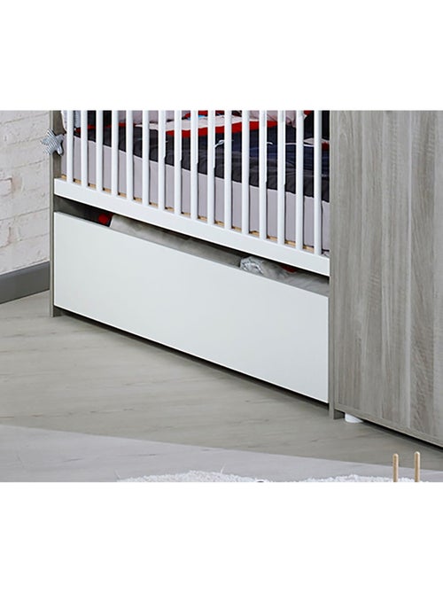 Cajón para cuna de madera blanca - babyprice - Kiabi Cajón para cuna de madera blanca - babyprice - Kiabi