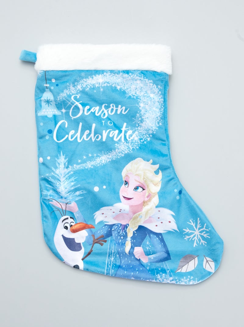 Calcetín grande 'Frozen' azul - Kiabi