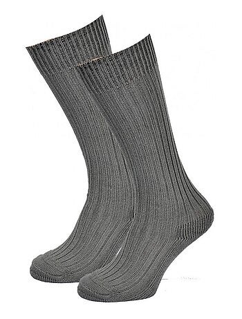 Calcetines altos hombre Algodón - Pack de 4
