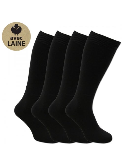 Calcetines Altos Hombre Pack de 4 - Kiabi