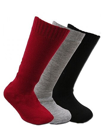 Calcetines Altos Niño Pack de 3